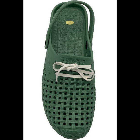 Barbara King Sole Steppers Slip On Gardening Shoe With Strap Sage - - Picture 2 of 3